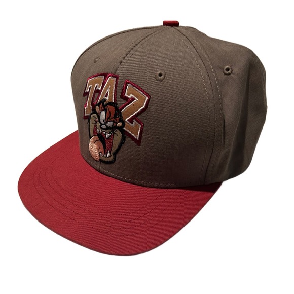 1990s Taz Tasmanian Devil Looney Tunes SnapBack Hat Cap / One Size * - Picture 3 of 4